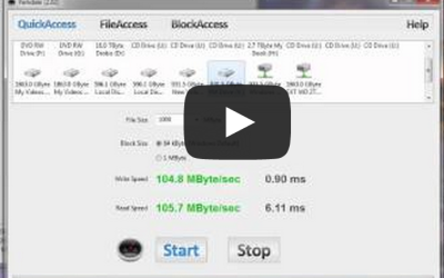 Parkdale Hard Drive Speed Test Video